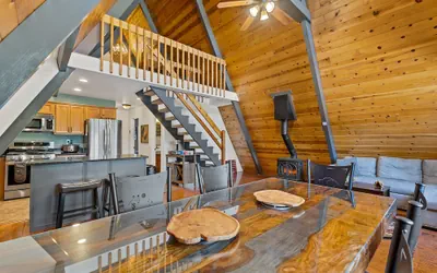 Photo 2 - Spacious A-frame Pines Cabin 12 Beds Loft Game Room