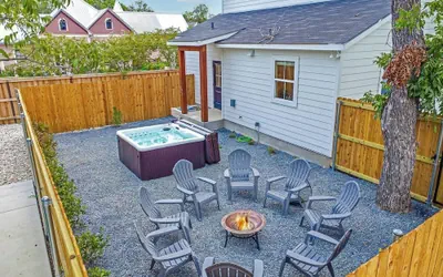 Photo 2 - Luxury Escape at The Noir: 3br, Hot Tub, & Steps From Main St!