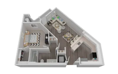 Photo 4 - Designer Apt With Jacuzzi Sky Lounge Gym Access