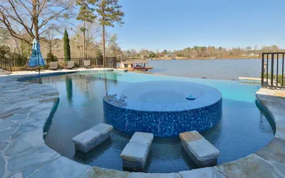 Photo 4 - 7BR Lakefront Haven Pool Hot Tub Gated 4acres