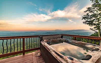 Photo 3 - Unparalleled Views Deck w Hottub Game Room Pool Table Panorama by Avantstay