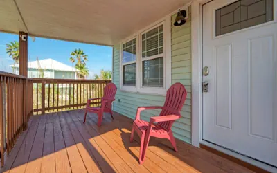 Photo 2 - 2-unit Home in Golf Cart Zone w Patio Balcony Salty Sunshine Multi-family Retreat