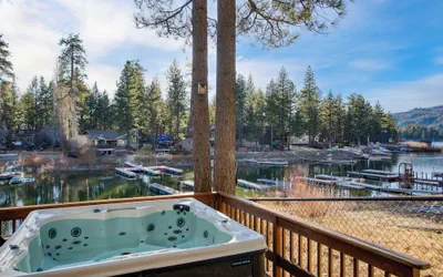 Photo 2 - Lakefront w/ Private Dock, Hot Tub, Large Deck, Views Lakeside on Lagunita