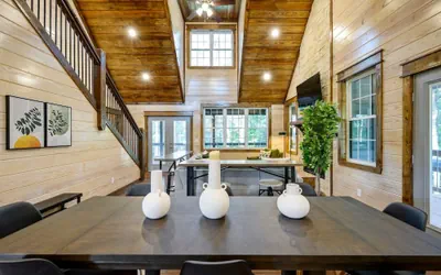 Photo 3 - Family-friendly Broken Bow Cabin w spa Game Room
