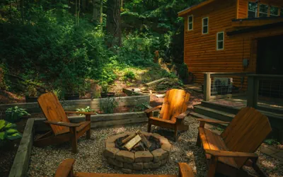 Photo 2 - Lakefront Hilltop Cabin Hot tub Firepit