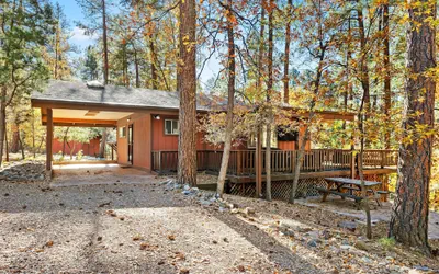 Photo 5 - Ponderosa Hideaway 4-br Cabin Mtn View Trails Brbq