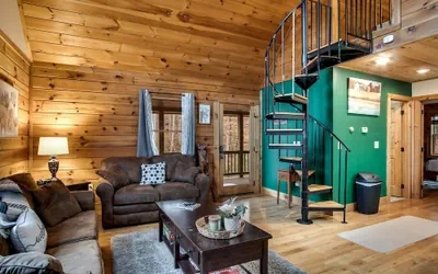 Photo 4 - Cozy Hot Tub Cabin!