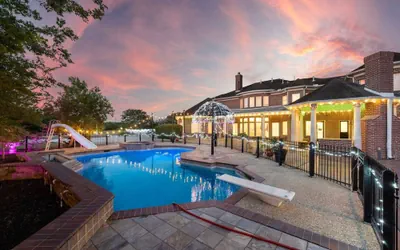 Private Mansion Retreat Basketball Court and More