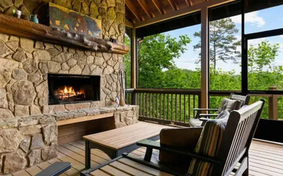 Photo 3 - Mtn Cabin w Hot Tub Game Room Grill Views