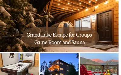 Amazing View! Sauna 1 Block to Downtown 5BR Sleeps16 with 2 King Suites Game Rm