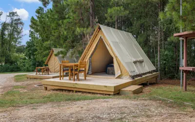 Embrace a Cozy A-Frame Getaway On Lake Livingston