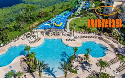 STAR WARS poolside condo WINDSOR HILLS: FREE Parking Pool Waterpark  2 mi to WDW