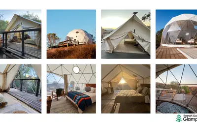 The Splitrock Retreat: 2 Domes, 2 Tents Experience