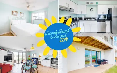 Seaside Beach & Racquet 1114 | Steps to Gulf