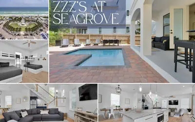 ZZZ Seagrove*Heated Private Pool*6-Seater Golf Cart