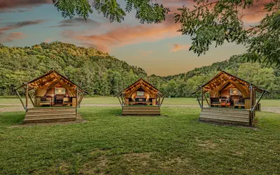 Group Glamping: Luxury Tents Near Gburg and PF