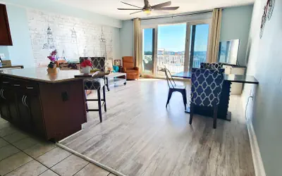 Perfect location on 5 FTH FLOOR! Amazing set up for a memorable stay!