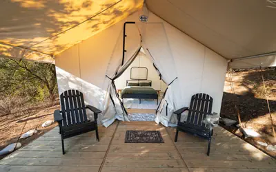 Peaceful Mountain Tent Escape at Harrison Ranch