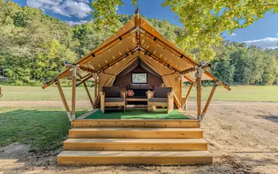Creekside Tranquil Glamping in the Smokies|WiFi|AC