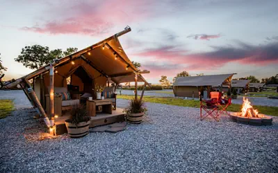 Boutique Camp Escape near Roaring River