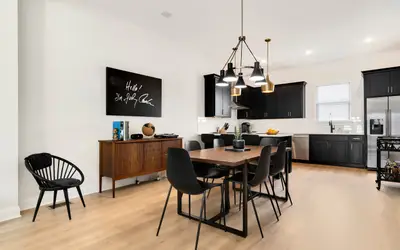 The Johnny & June • Mid-Century Modern Townhome • 3 Bedrooms w/ Private Baths