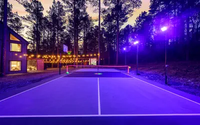 4 Kings + Glow in the Dark Sports Court + Outdoor Cinema + Kid & Adult approved