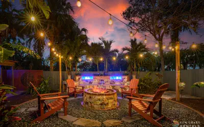 Dog Friendly Home with Private Yard, Office & Fire Pit! STEPS to the Beach!