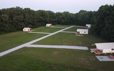 Book All 5 Glamping Units near Roaring River Park