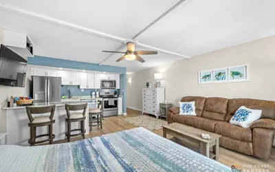 Spectacular Ocean View STEPS from the Beach and Pool! 4th Floor Studio!