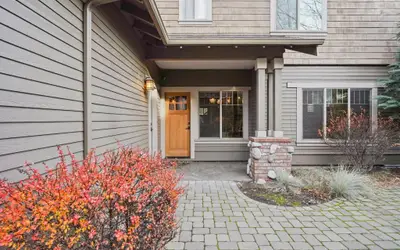 Craftsman-style Awbrey Home features Gas BBQ