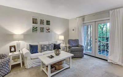 Secluded Condo with Peaceful Wooded Views and Easy Access to the Beach