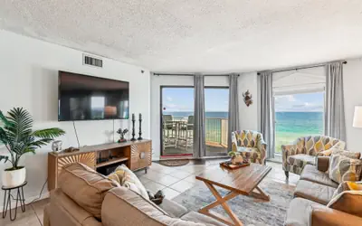 IR 502 is a gulf front 2 BR with washer dryer Sleeps 6