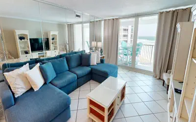 Shoreline Towers 2074- 2 BR with Great Gulf Views on the beach - Sleeps 6
