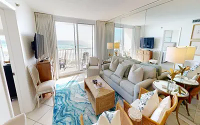 DOTG 505 is a gorgeous 2 BR Gulf Front within a small complex to beat the crowds