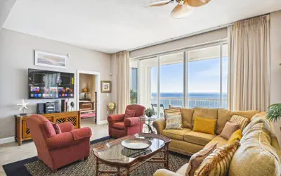 Oceania 907 - Gulf Front 3 BR top floor - views are amazing! - sleeps 6