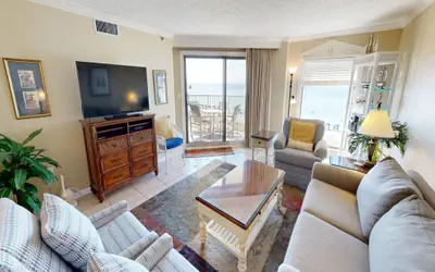 IR 305 is a beautifully updated Gulf front 2 BR with Washer/Dryer