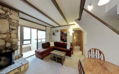 Slope View of Mammoth Condo with Loft & Access to 3 Spas and Sauna (Unit 402 at 1849)