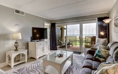 Amelia South Condo with Panoramic View of Ocean from Private Patio