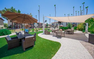 Studio with hot tub!