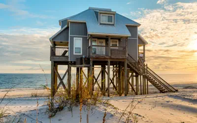 Strand Castle - GULF FRONT!  An ideal layout with game room, small private pool, and roof top crow's nest!