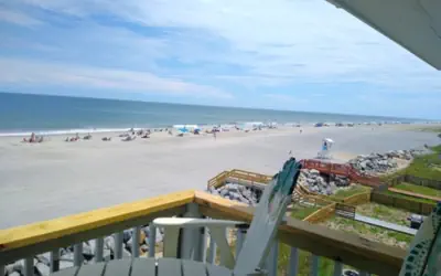 A18 Parrot Escape - OCEAN VIEW!  There is nothing quite like a Carolina sunrise viewed from your private oceanfront deck