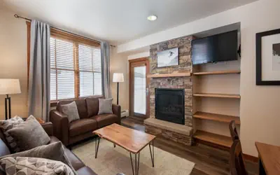 Secluded Condo with Corridor Ski Trail View - Zephyr Mountain Lodge Premium Unit 1201