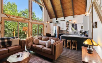 Timeless Traditions Luxury Lake Arrowhead Log Cabin