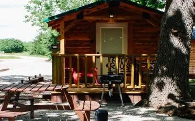 #3 - Amish Built Log Cabin Fishing Hunting Camping