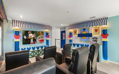 Grand Luxury Pool & Theater With Themed Rooms