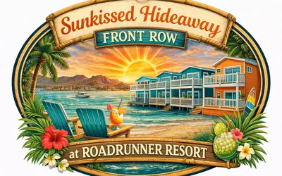 Sunkissed Hideaway, Front Row at Roadrunner Resort!