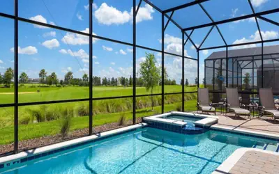 Championsgate Resort 6 Bedroom Private Pool Home with Theater