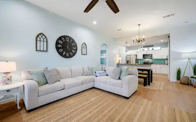 Fire Pit, Playscape, The Red Mermaid Retreat