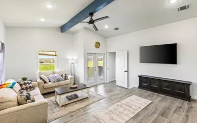 Unit A of Crystal Beach's Premier Triplex 2Bd/1Bth