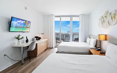 Cozy Studio 2 Full Beds